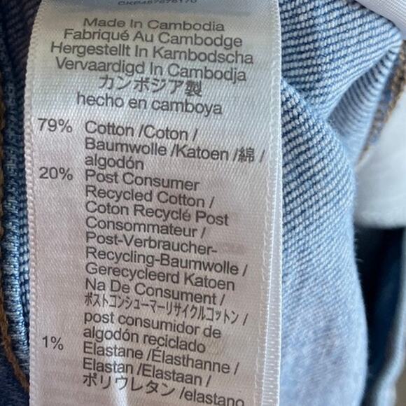 Madewell Womens Jeans Blue Denim High Rise Perfect Vintage Distressed Stretch 25 - Picture 6 of 12